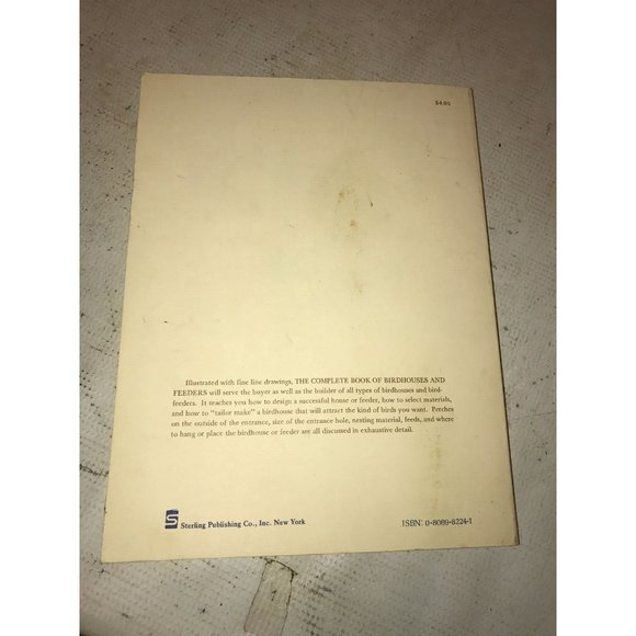 The Complete Book of Bird Houses and Feeders, Russo & Dewire, 1979 - Picture 7 of 8